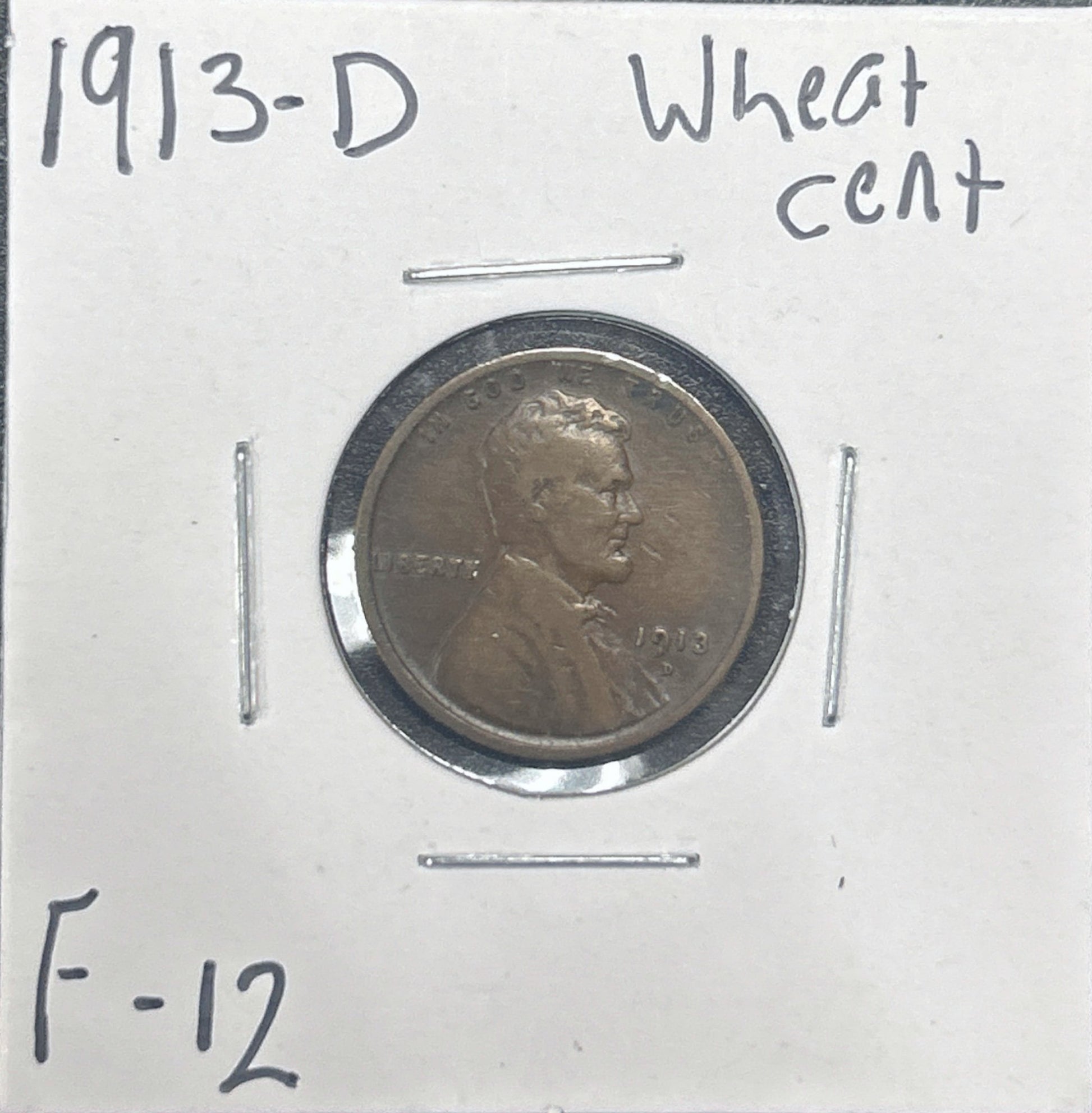 1913-D Wheat Cent 1820.12-A — Obverse