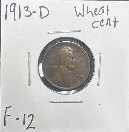 1913-D Wheat Cent 1820.12-A — Obverse