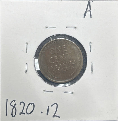 1913-D Wheat Cent 1820.12-A — Reverse
