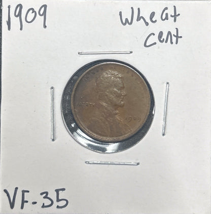 1909 Wheat Cent 1721.35-A — Obverse