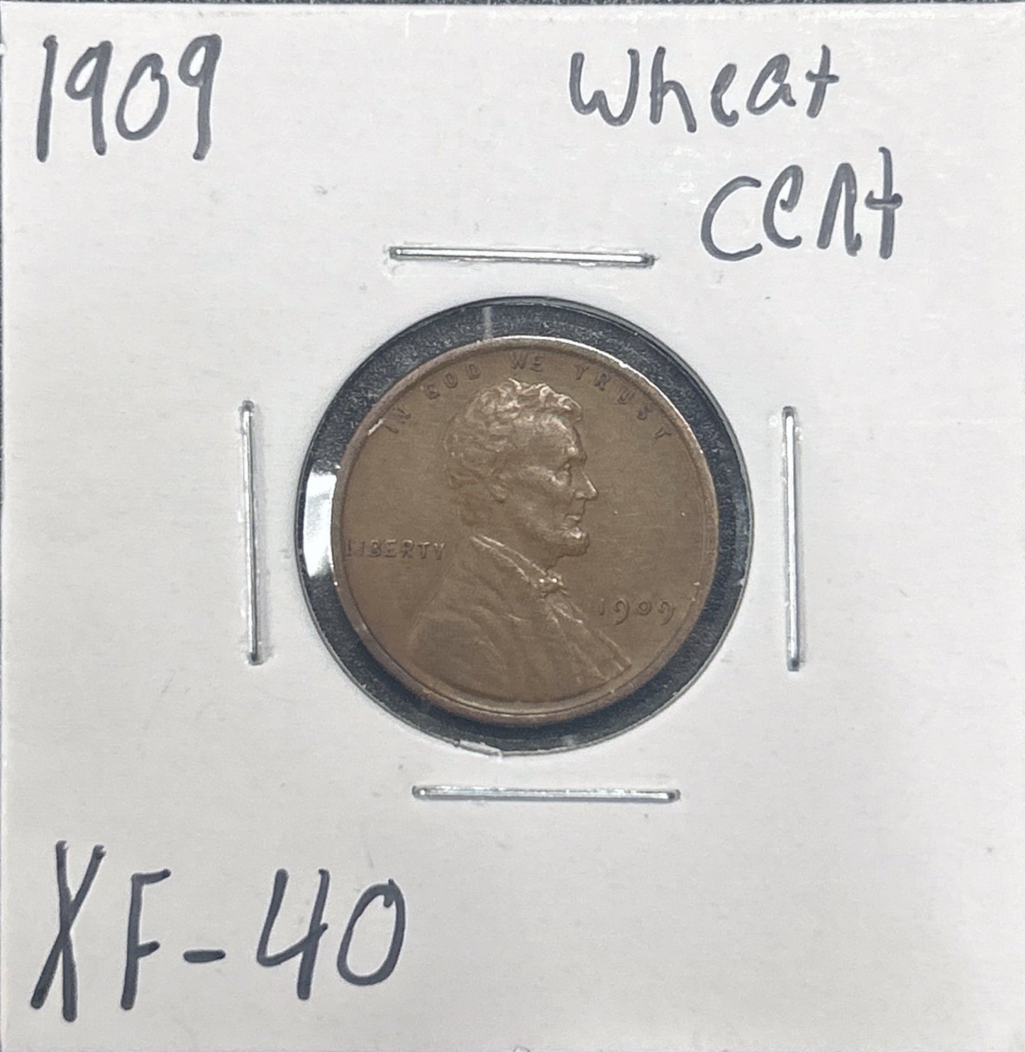 1909 Wheat Cent 1721.40-A — Obverse