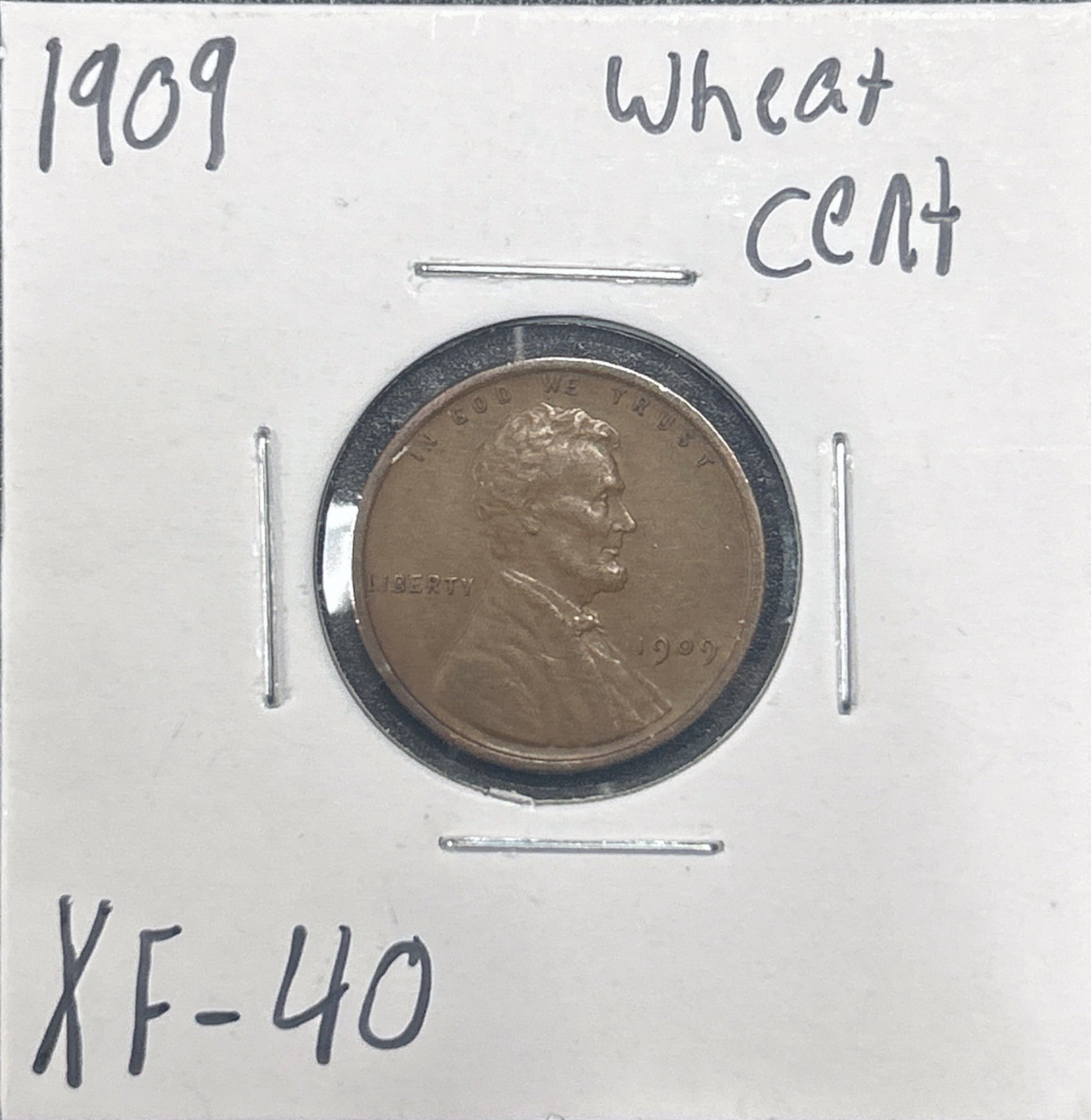 1909 Wheat Cent 1721.40-A — Obverse
