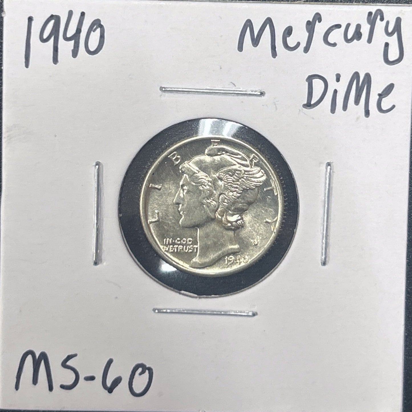 1940 Mercury Dime 4511.60-A — Obverse