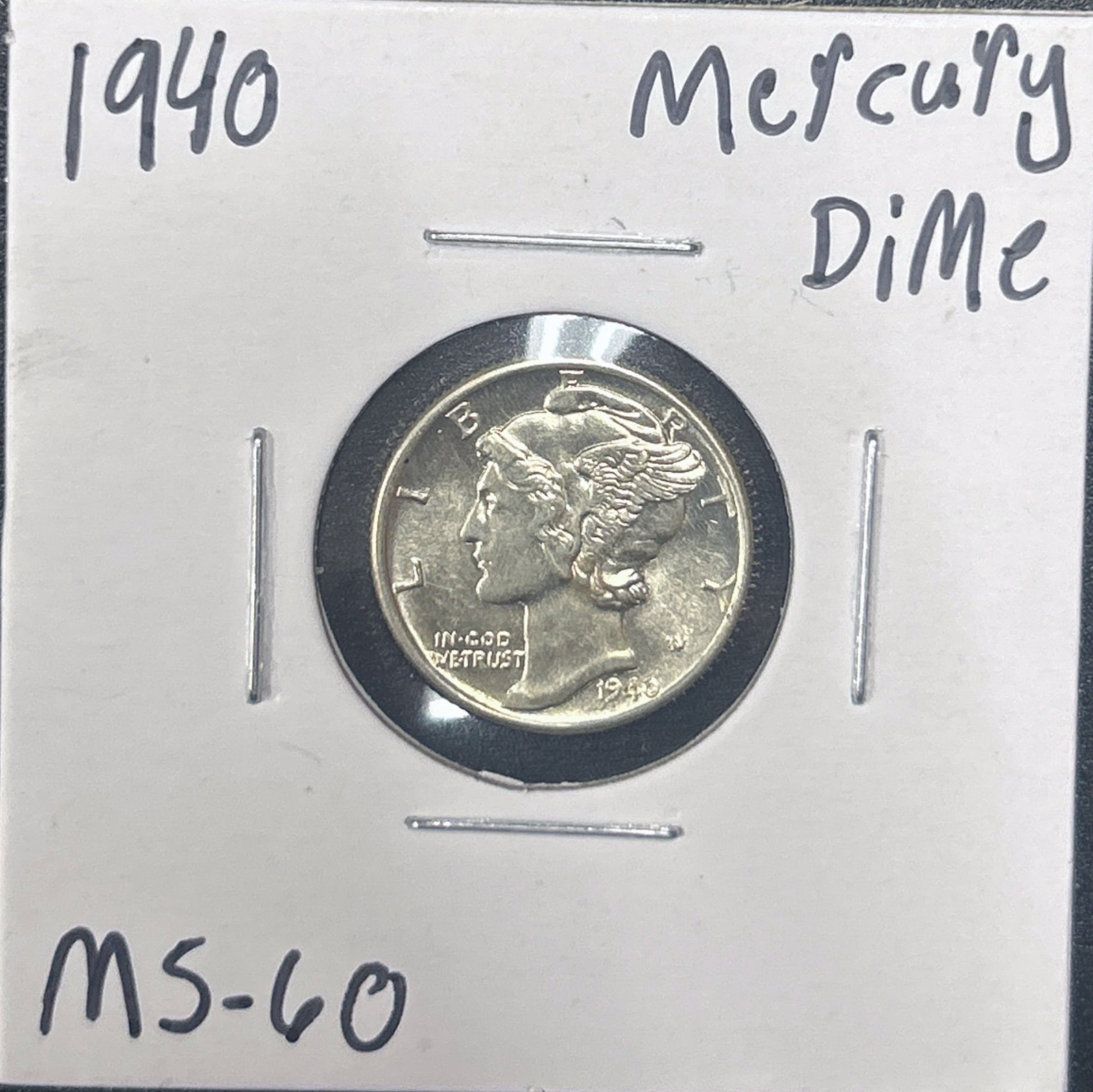 1940 Mercury Dime 4511.60-A — Obverse