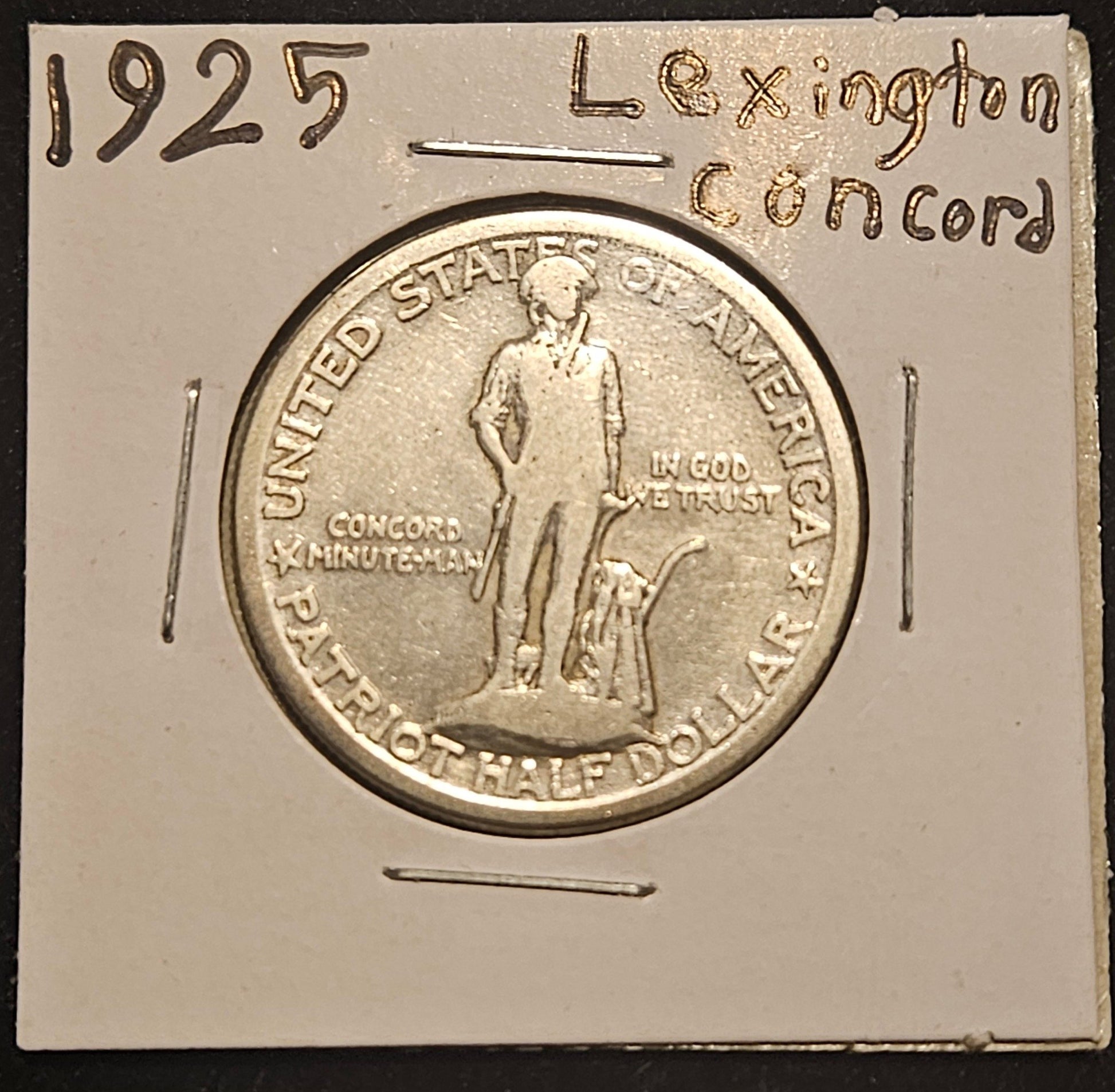 1925 Lexington Concord Commemorative Half Dollar XF 10332.40-A — Obverse