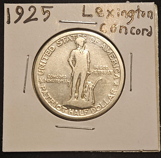 1925 Lexington Concord Commemorative Half Dollar XF 10332.40-A — Obverse