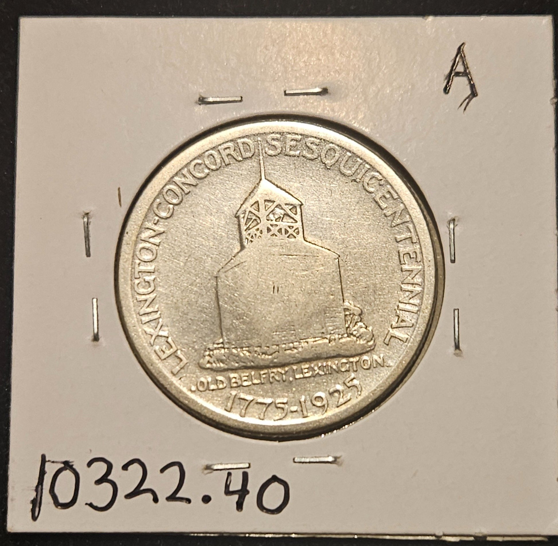 1925 Lexington Concord Commemorative Half Dollar XF 10332.40-A — Reverse