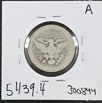 1905-S Barber Quarter G-4 5439.4-A — Reverse