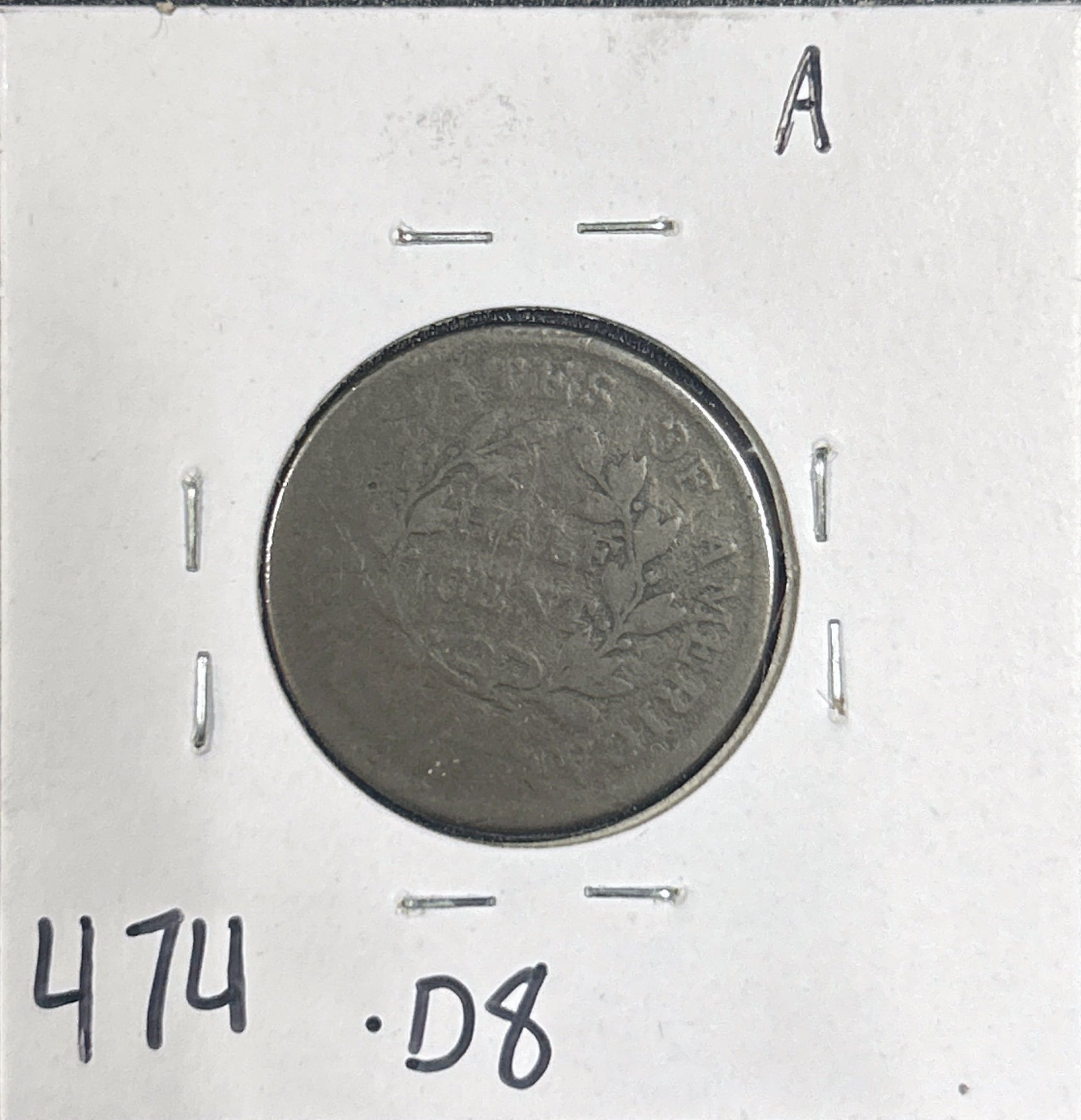 1804 Draped Bust Half Cent 474.D8-A — Reverse