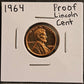 1964 Proof Lincoln Cent 2610.65-A — Obverse