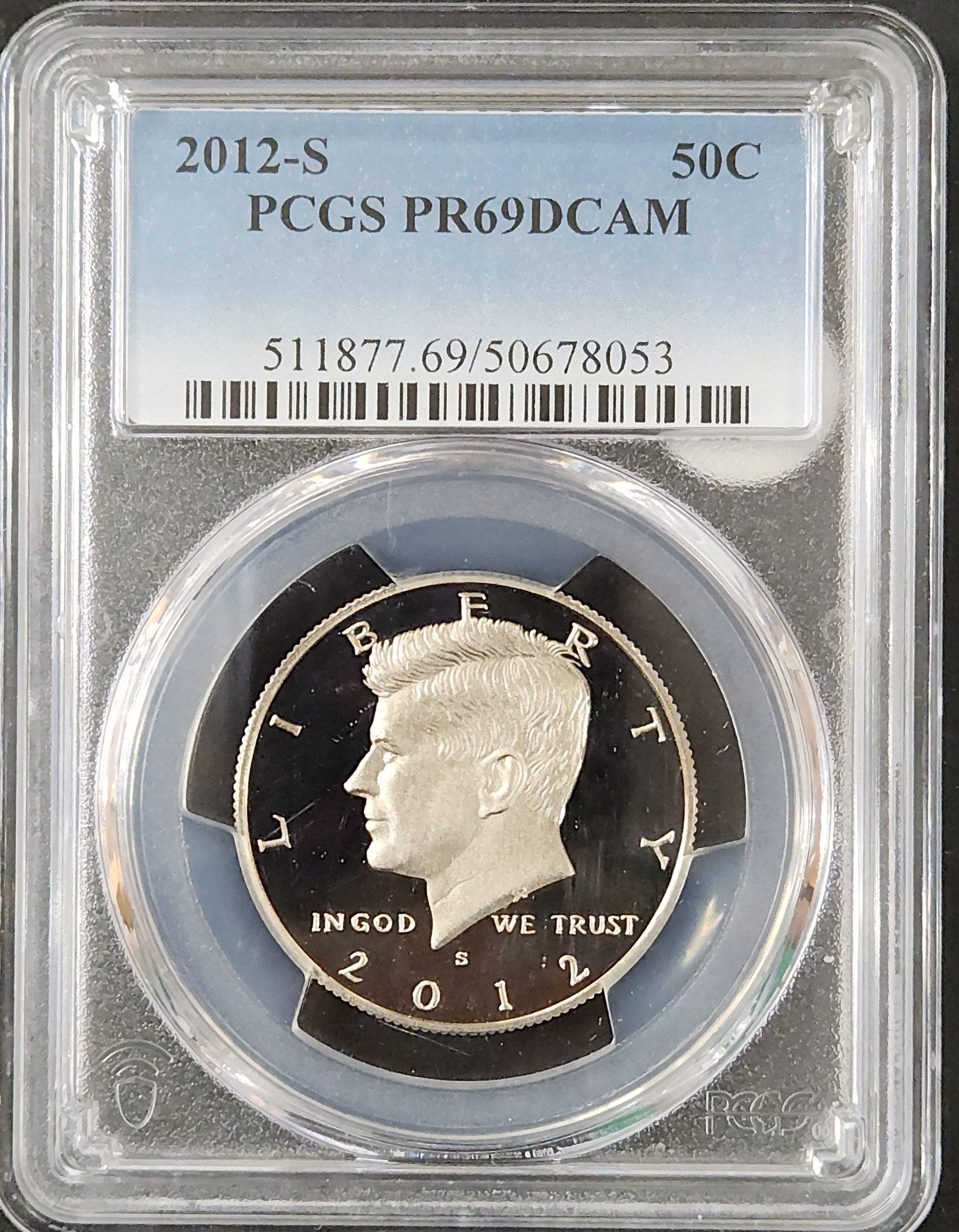 2012-S Kennedy Half Clad PR69 Proof DCAM 76253.69-5118776950678053 — Obverse