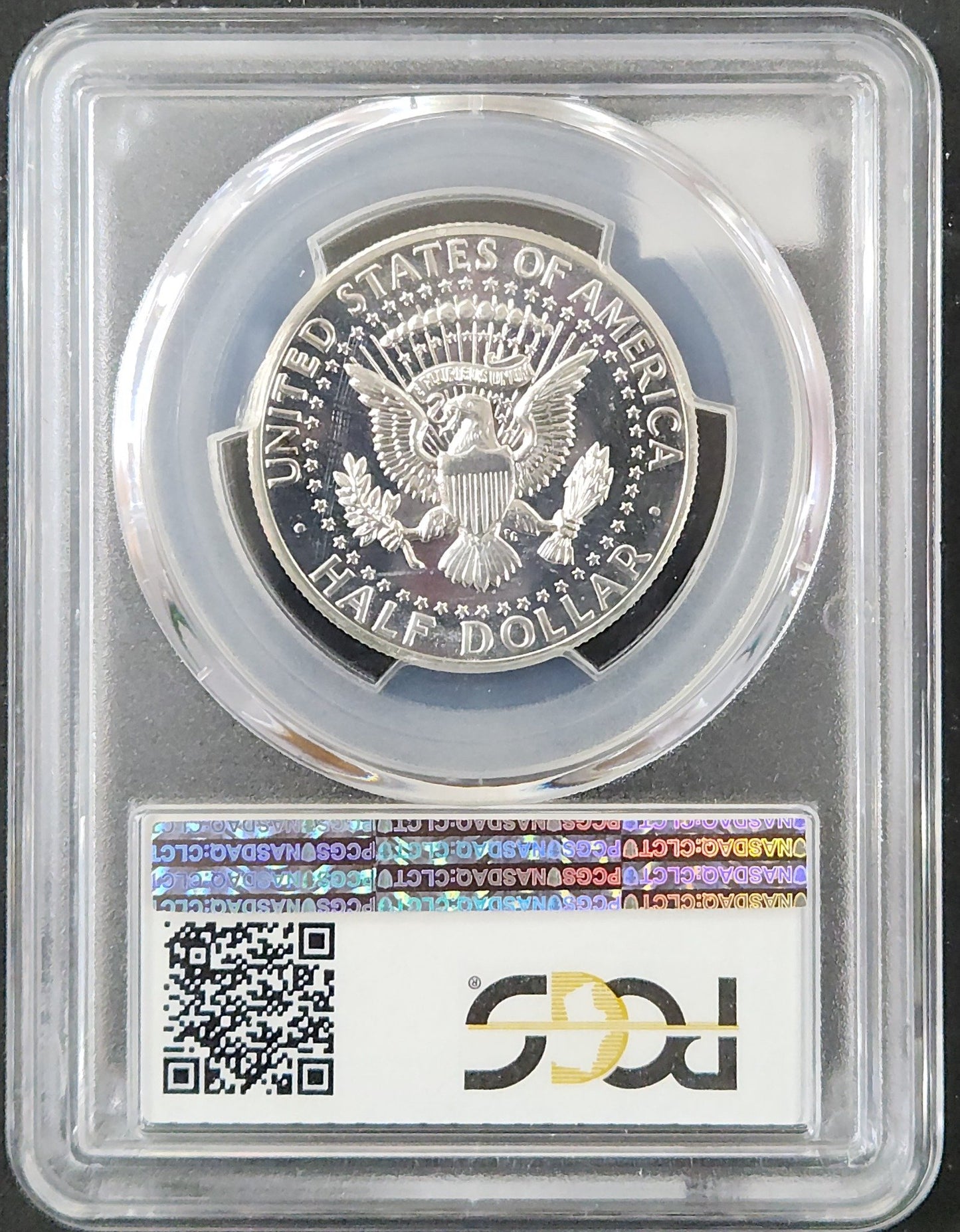 1964 Kennedy Half Proof PR66 Accented Hair 6993.66-0000068010066084302364 — Reverse