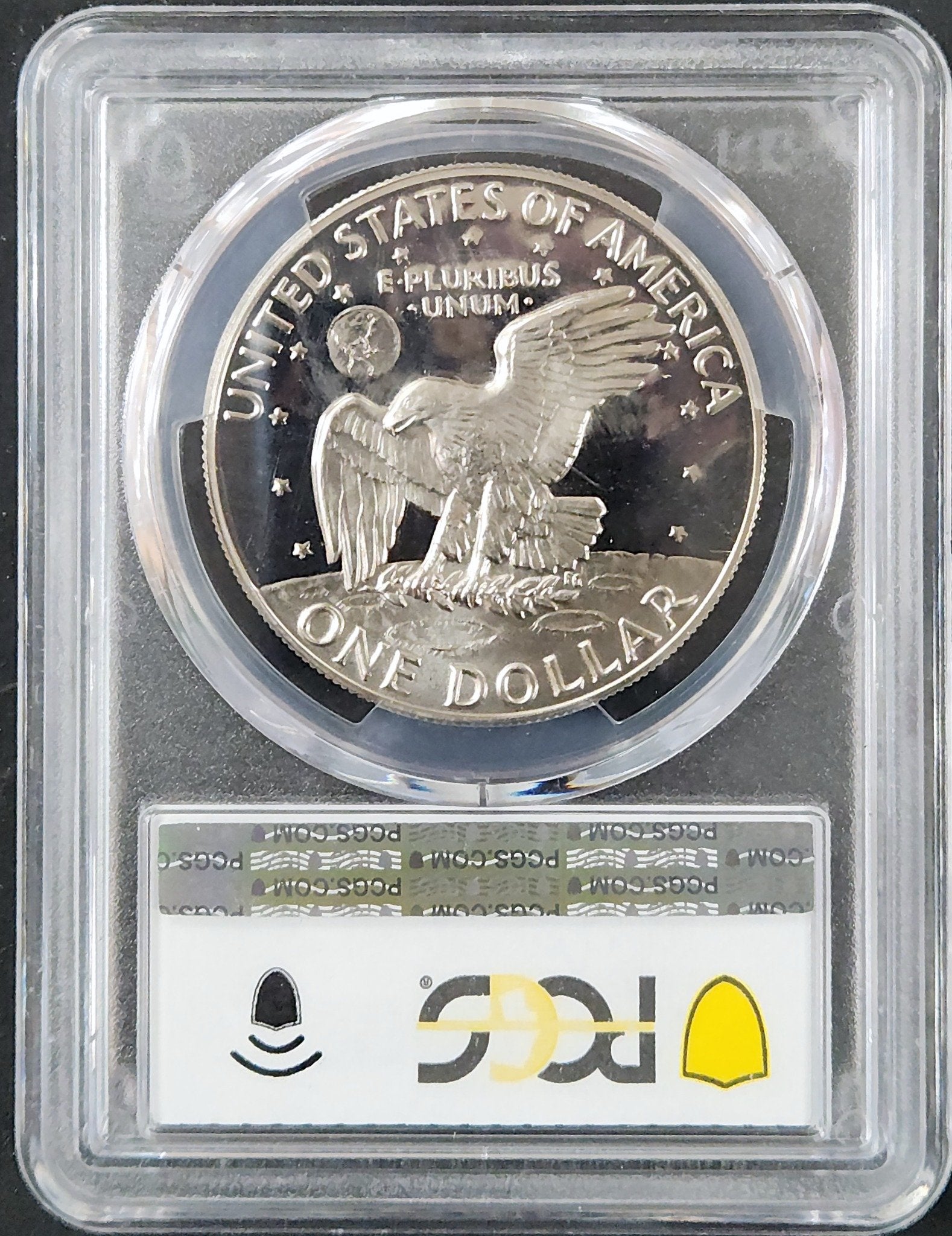 1973-S Eisenhower Dollar PR69DCAM Clad Proof 7946.69-0974306950709797 — Reverse