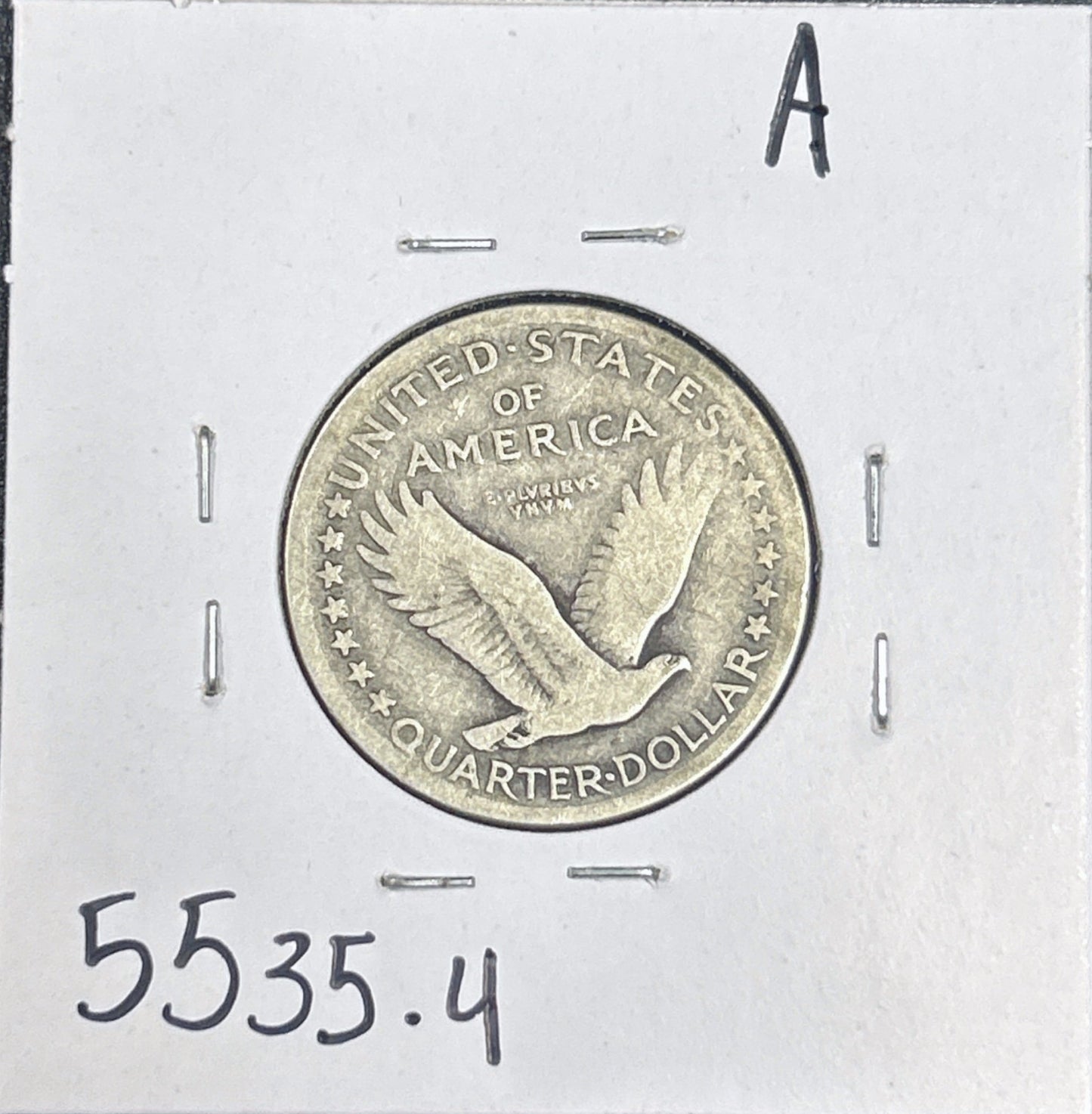 1917 Standing Liberty Quarter Type 1 5535.4-A — Reverse