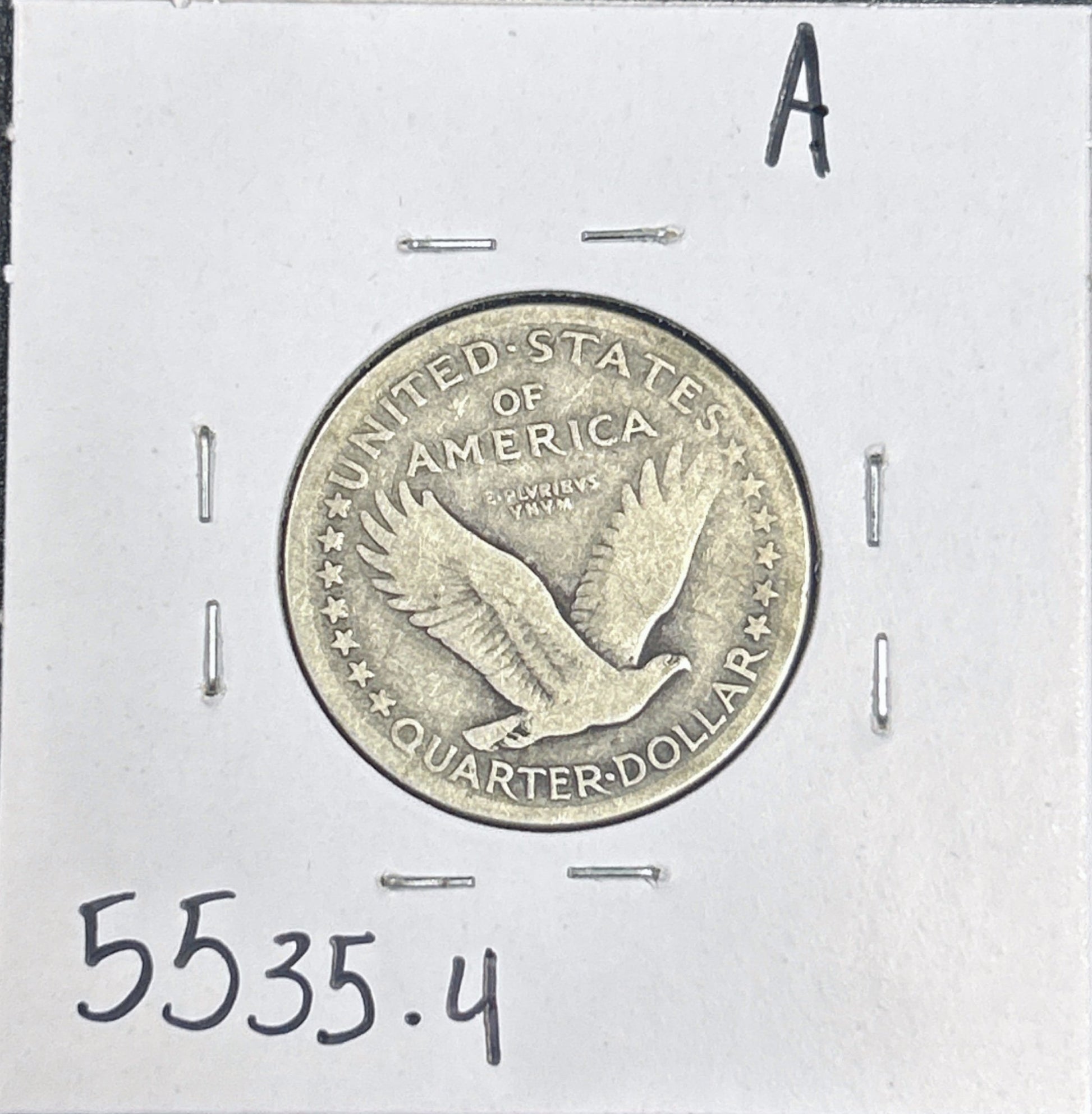 1917 Standing Liberty Quarter Type 1 5535.4-A — Reverse