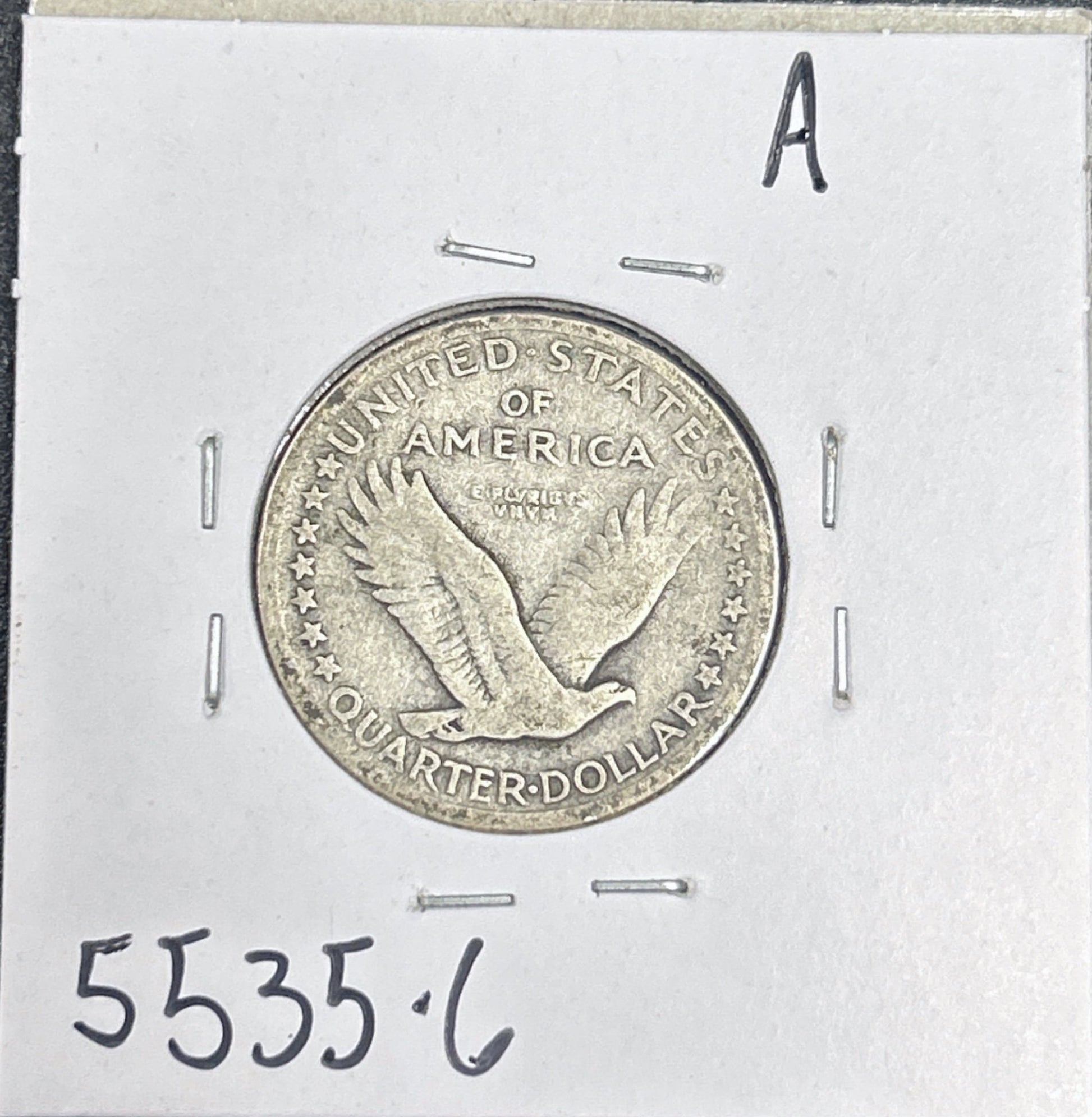 1917 Standing Liberty Quarter Type1 5535.6-A — Reverse