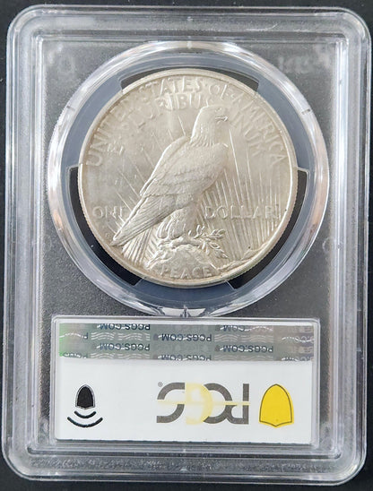 1922-S Peace Dollar AU53 PCGS 7900.53-1000073590053055968856 — Reverse