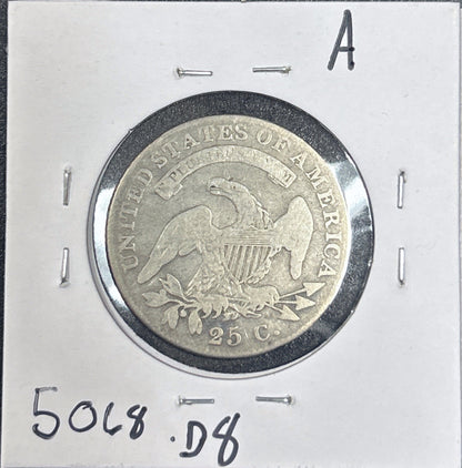 1821 Capped Bust Quarter 5068.D8-A — Reverse