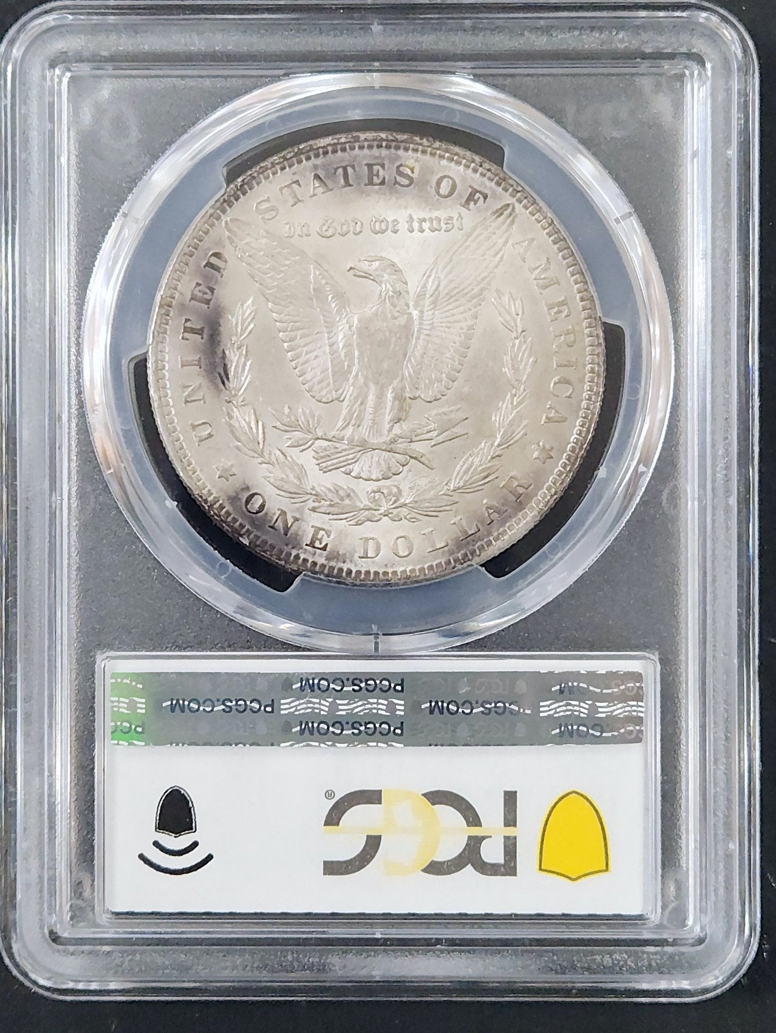 1887 Morgan Dollar AU58 PCGS 7498.58-1000071720058055968820 — Reverse