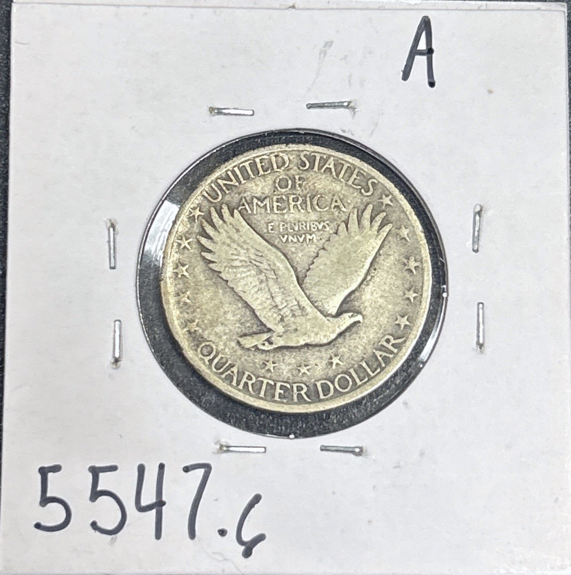 1923 Standing Liberty Quarter 5547.6-A — Reverse