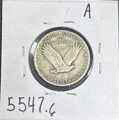 1923 Standing Liberty Quarter 5547.6-A — Reverse