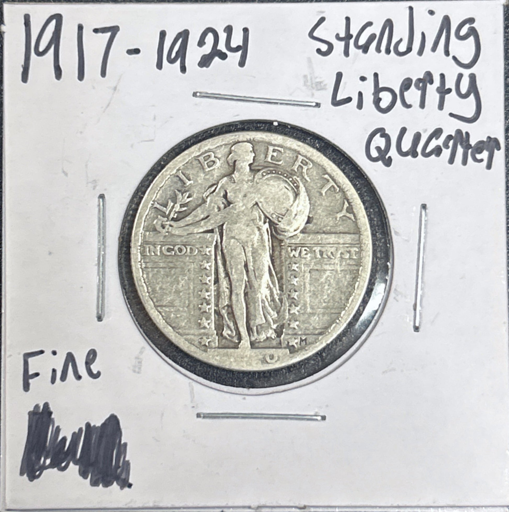 1917-1924 Standing Liberty Quarter 5543.D12-A — Obverse