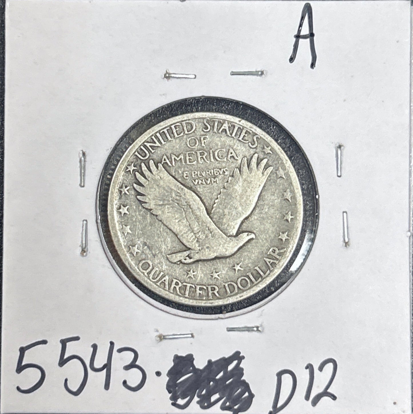 1917-1924 Standing Liberty Quarter 5543.D12-A — Reverse