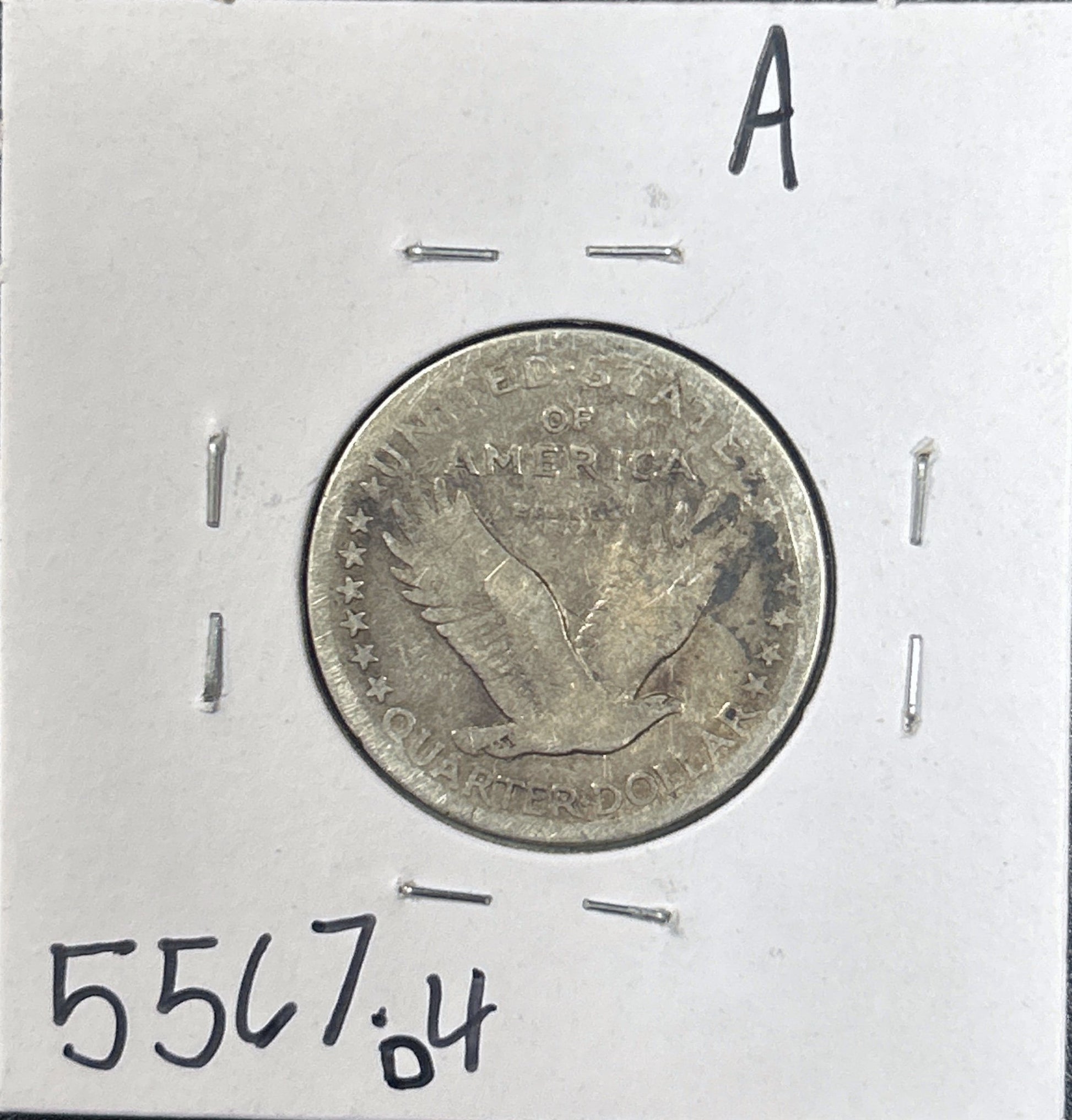 1917-S Standing Liberty Quarter Type 1 5567.D4-A 5567.4-A — Reverse