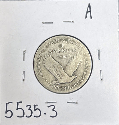 1917 Standing Liberty Quarter Type 1 5535.3-A — Reverse