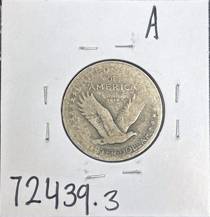 1916-1917 Standing Liberty Quarter Type 1 72439.3-A — Reverse