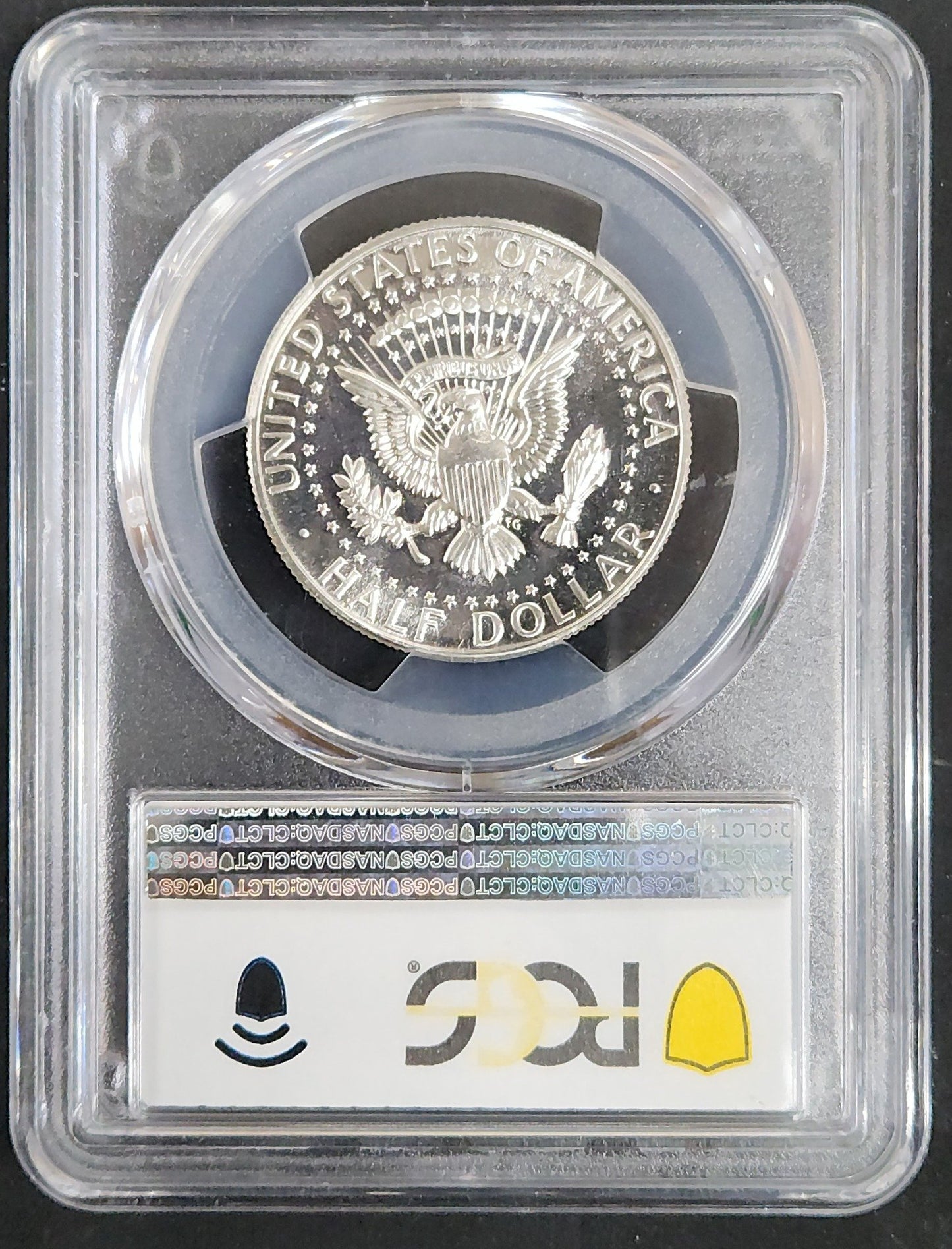1967 Kennedy Half Dollar Special Mint Set SP66 7004.66-1000068470066045498535 — Reverse
