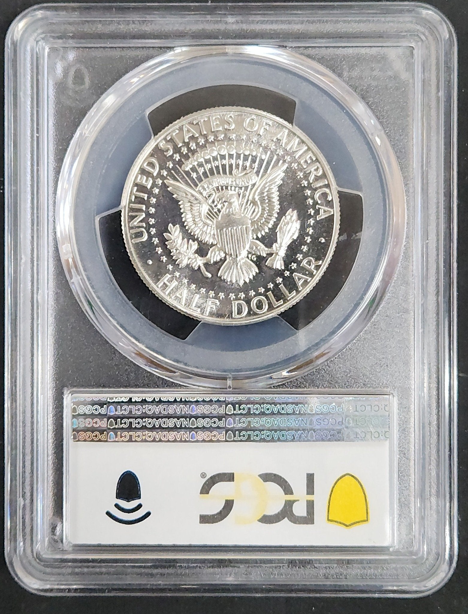 1967 Kennedy Half Dollar Special Mint Set SP66 7004.66-1000068470066045498535 — Reverse
