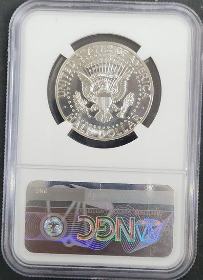 1964 Kennedy Half Dollar Proof 68 NGC 6989.N68-01680068006259581002 — Reverse