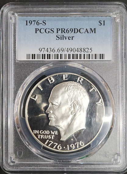 1976-S Kennedy Half Dollar Silver Proof DCAM PCGS 7033.69-0974366949048825 — Obverse