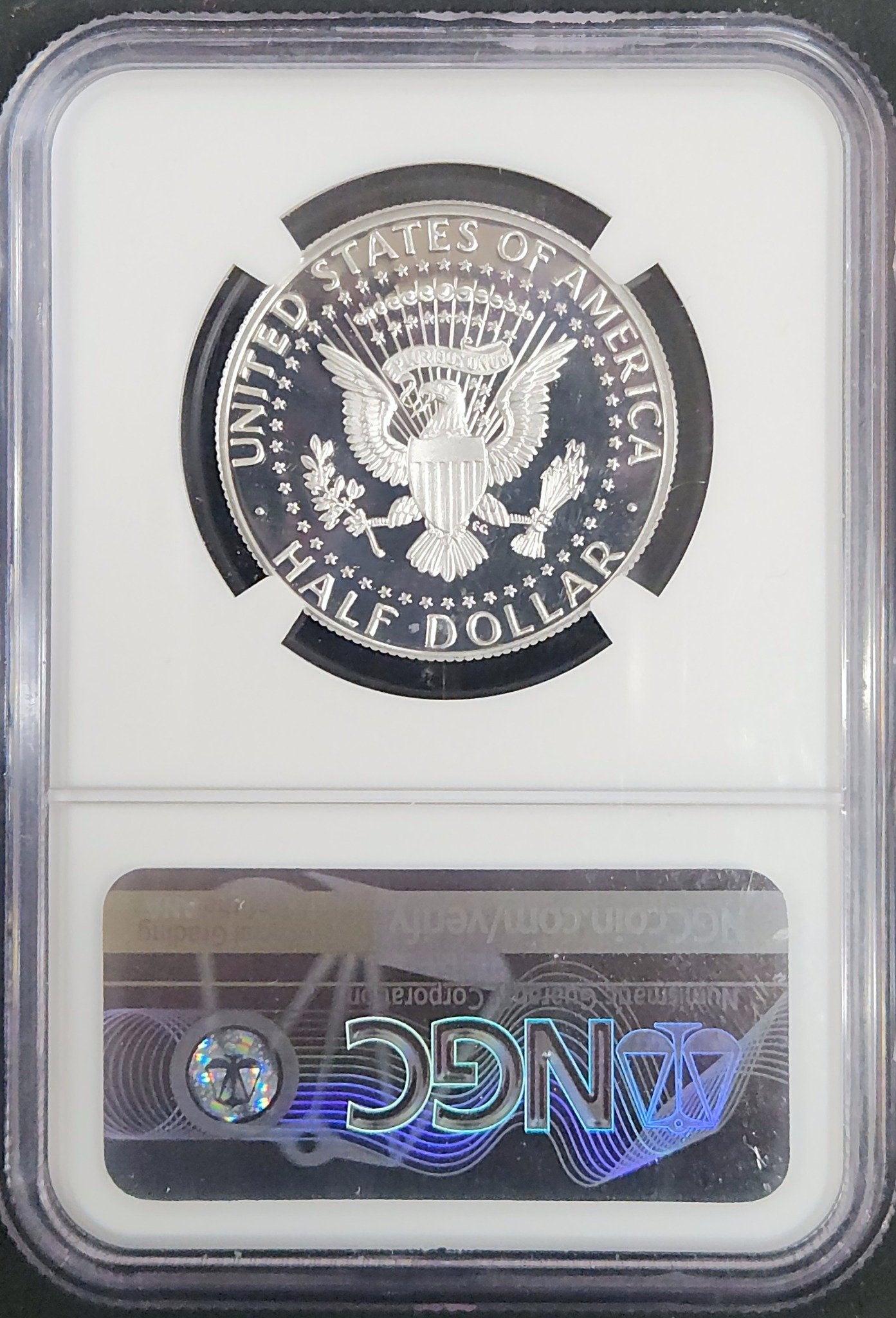2021 Kennedy Half Dollar S Silver Proof 70 Ultra Cameo First Day Of Issue NGC 85156.70-82611570006253999044 — Reverse