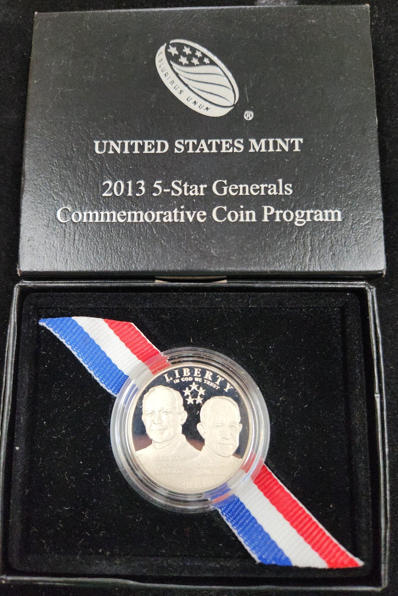 2013 proof 5-Star Generals commerative coin program clad — Obverse