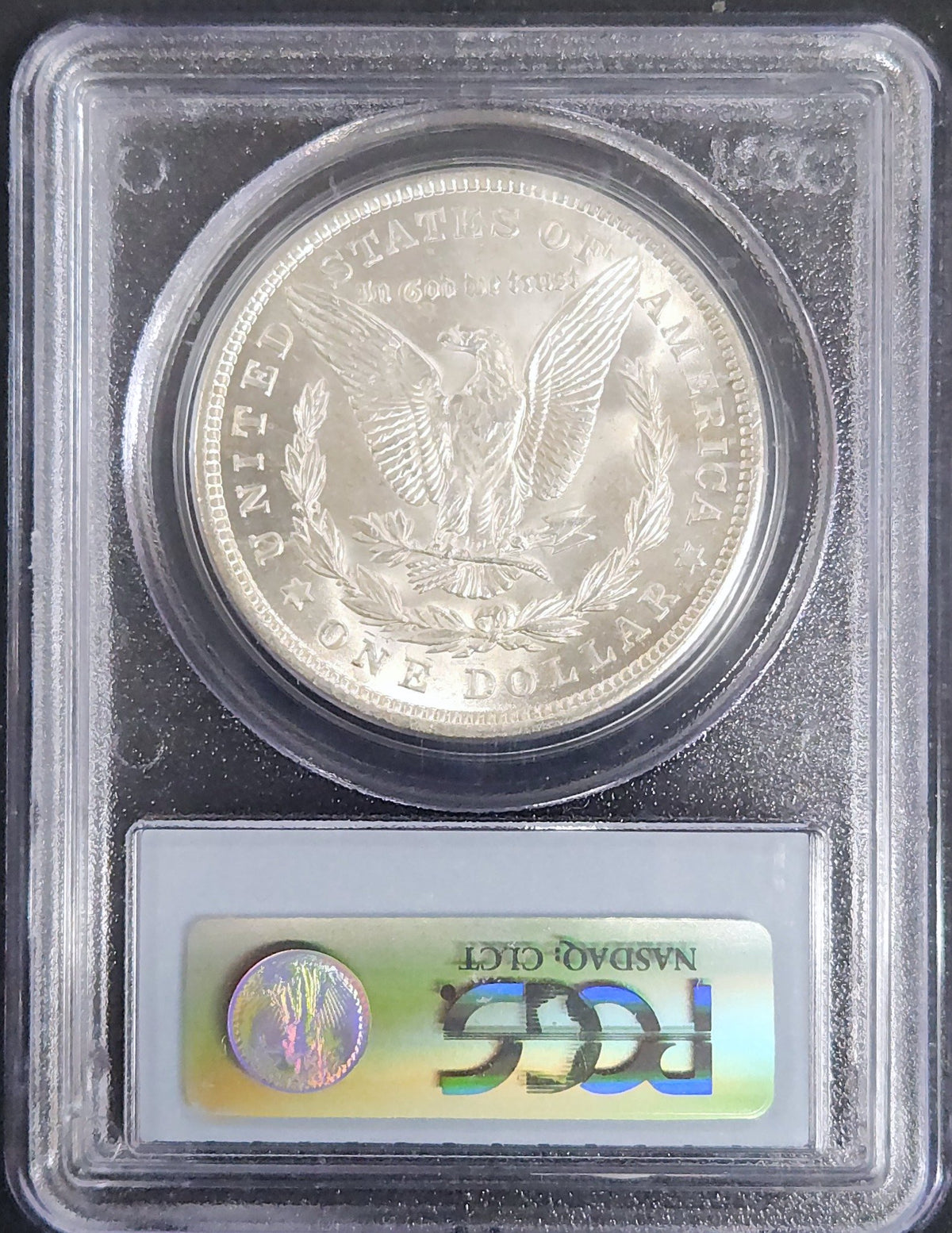 1921 Morgan Dollar MS63 PCGS 7600.63-0072966315672000 — Reverse