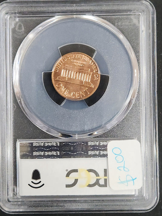 1963-D Lincoln Cent MS65 Red 2351.65-0028876546656004 — Reverse
