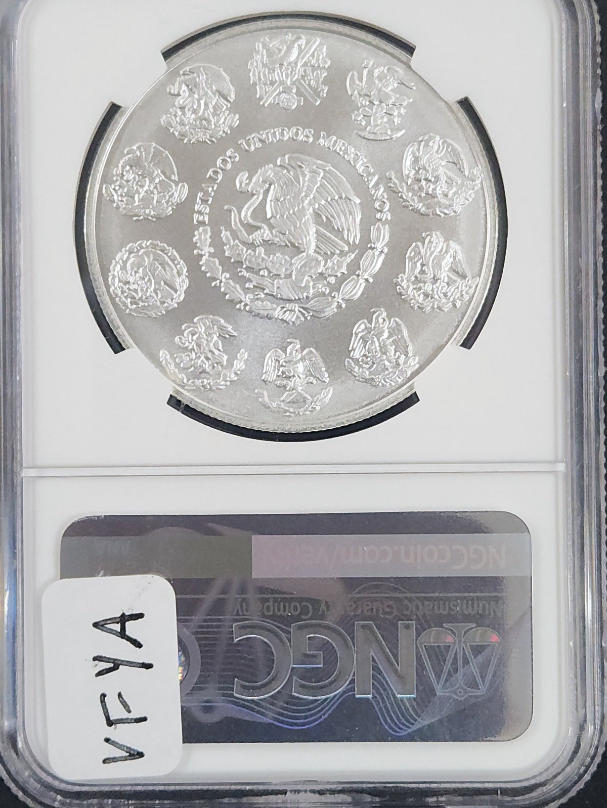 2024 Libertad Mo Mexican 1 Onza Silver MS69 VFYA — Reverse