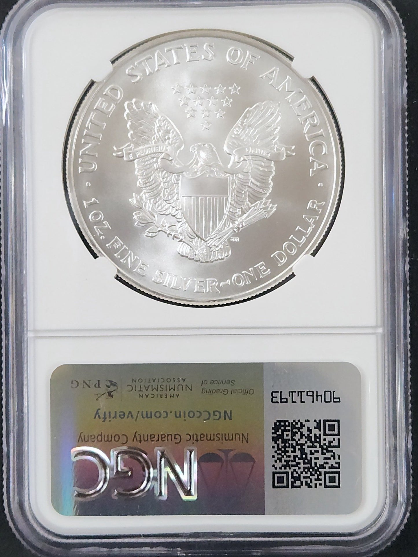 2006 Silver Eagle Dollar Gem Uncirculated 68740.65-71004865028131653022 — Reverse