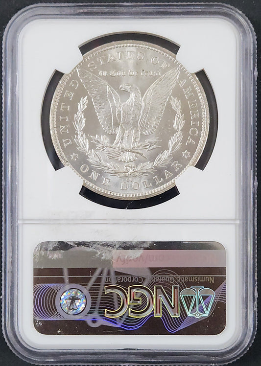 1882 CC Morgan Dollar MS63 NGC 7508.63-01713463005986655006 — Reverse