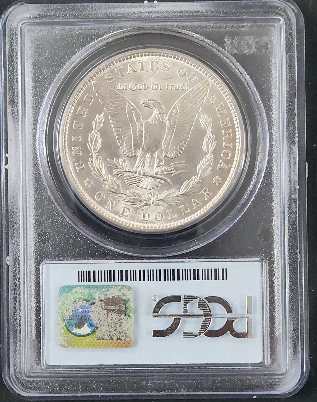 1886 Morgan Dollar MS65 PCGS 7496.65-0071666505660994 — Reverse