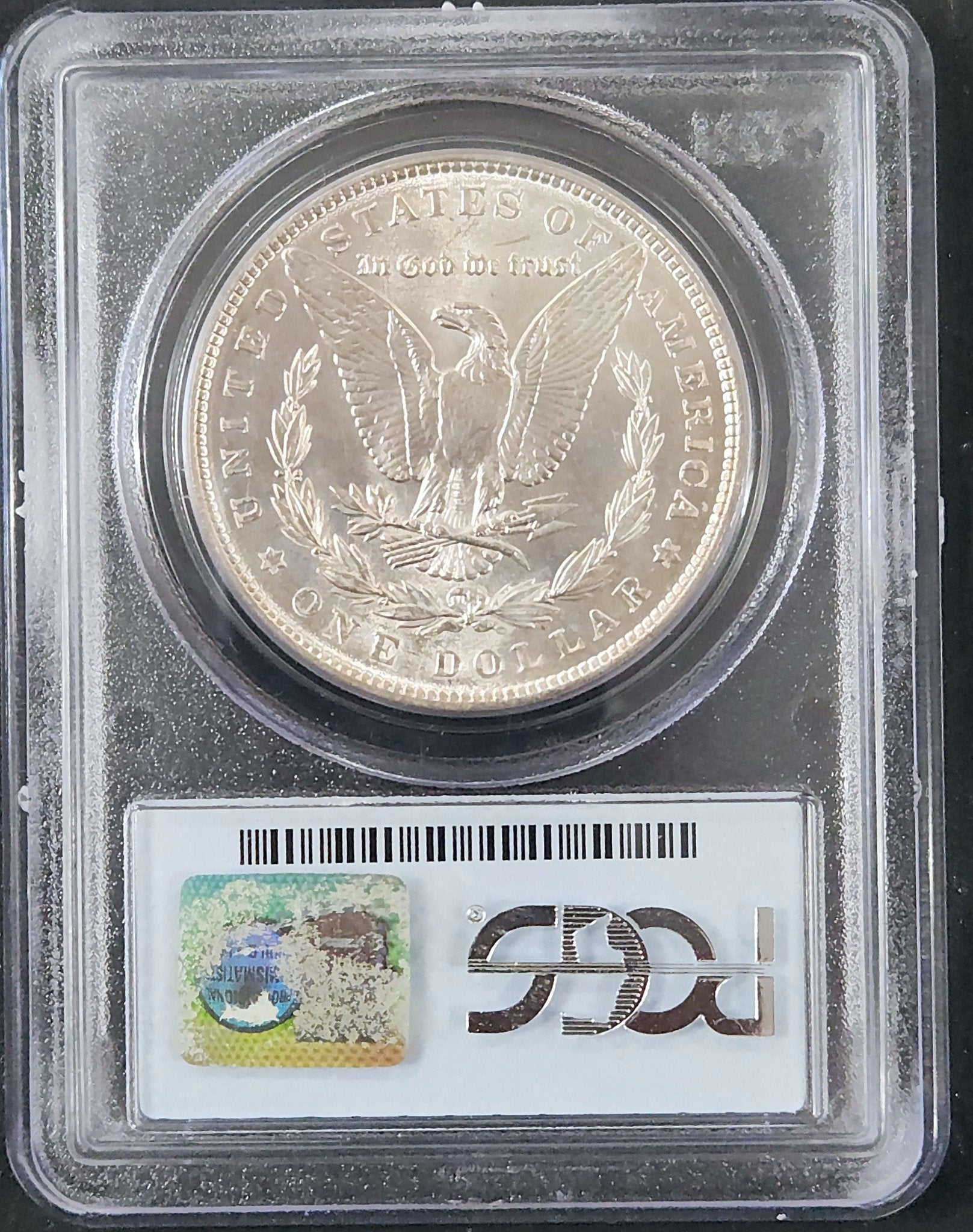 1886 Morgan Dollar MS65 PCGS 7496.65-0071666505660994 — Reverse