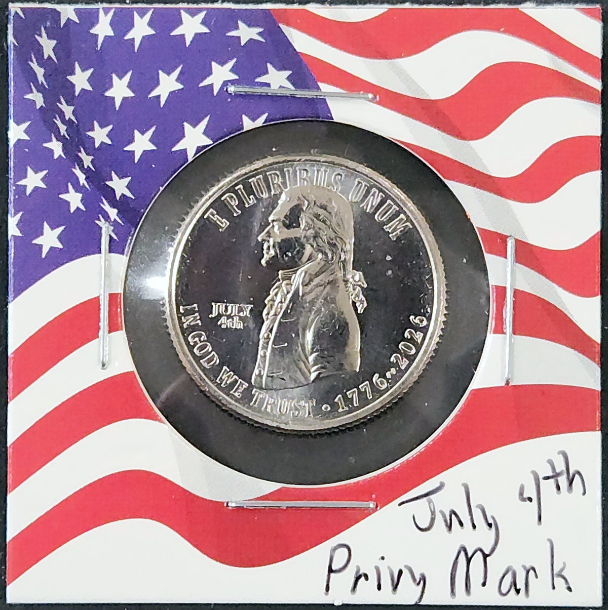 2026 July 4th Privy Mark Quarter 399043.64-A — Obverse