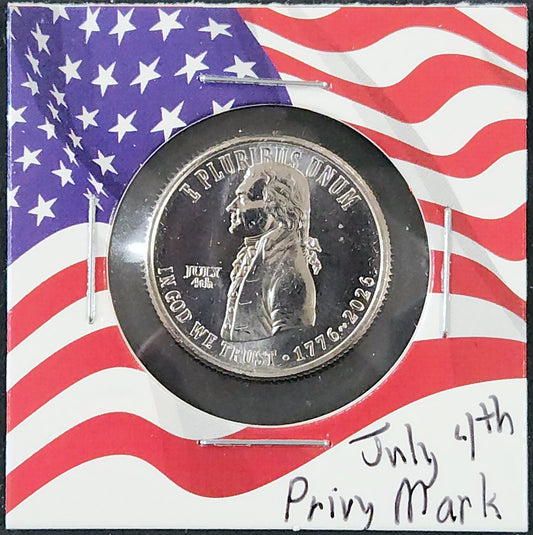 2026 July 4th Privy Mark Quarter 399043.64-A — Obverse