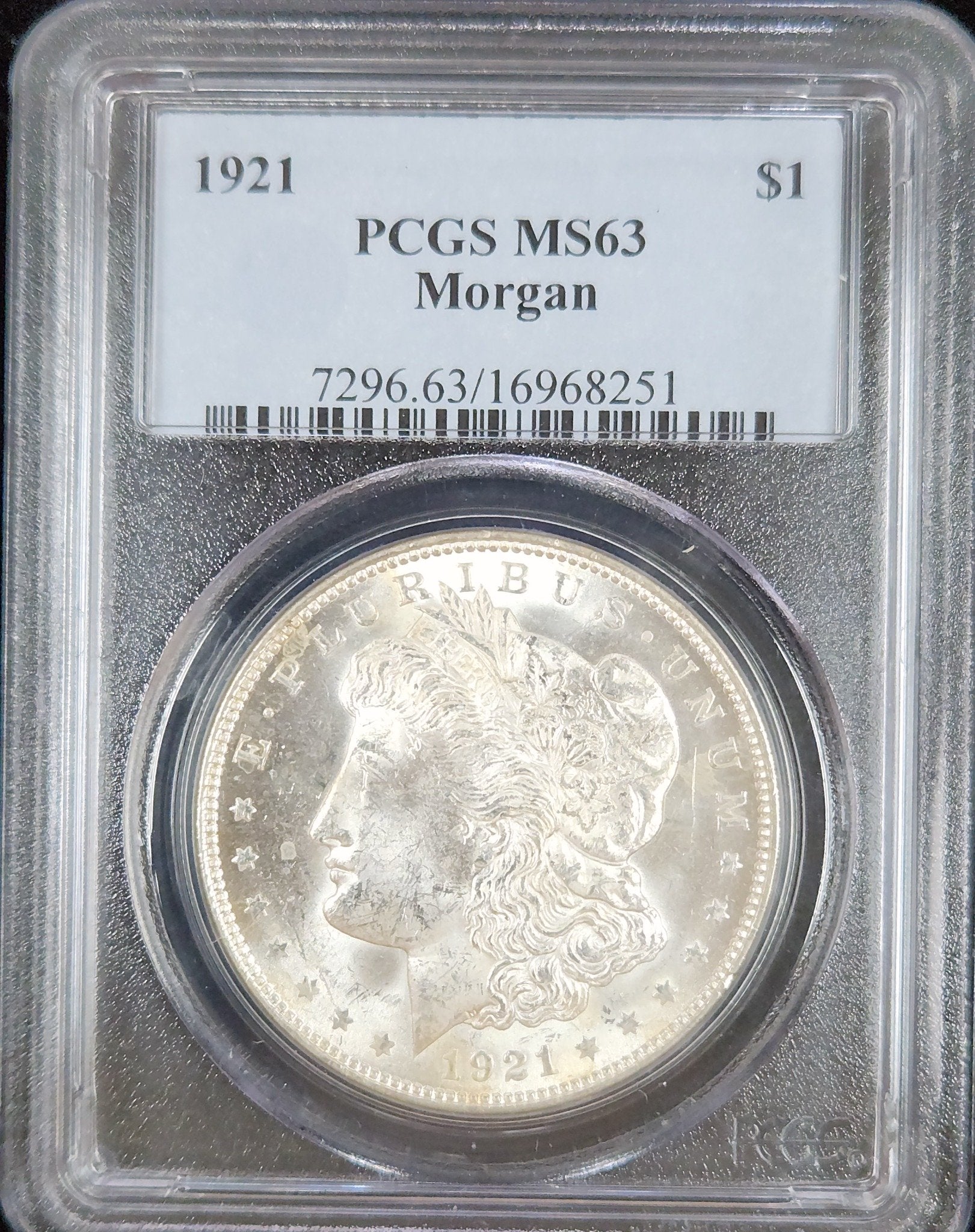 1921 Morgan Dollar MS63 PCGS — Mint State Silver Dollar – JP Ford
