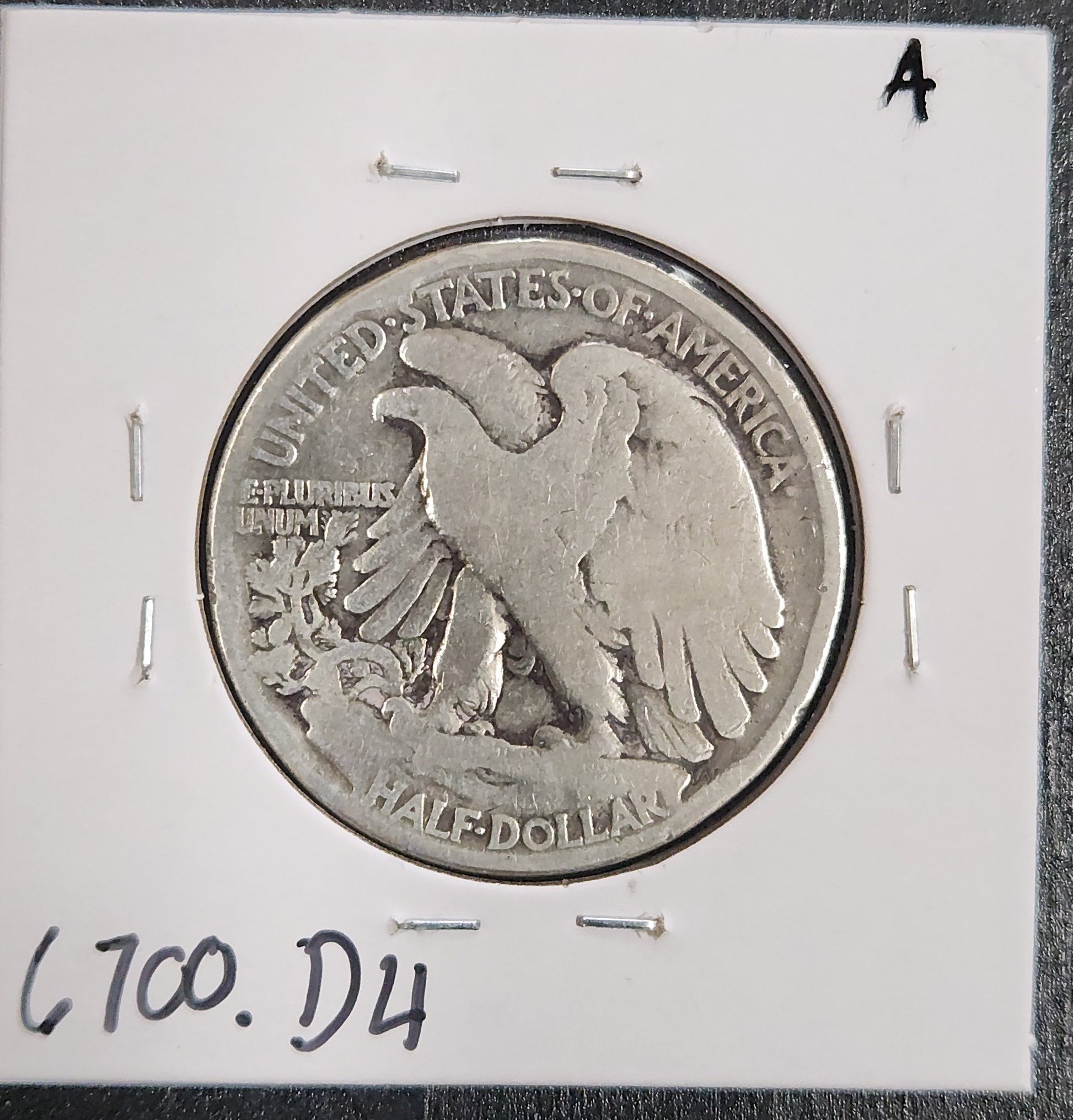 1918 Walking Liberty Half Good — Reverse