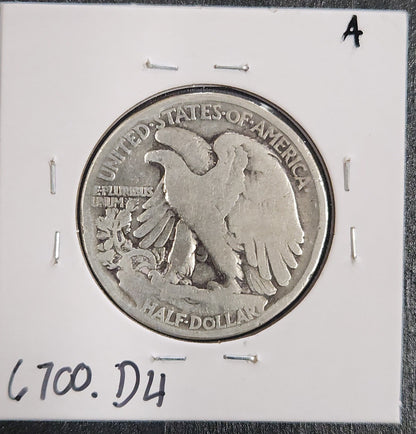 1918 Walking Liberty Half Good — Reverse