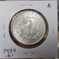 1881 Morgan Silver Dollar MS61 7434.61-A — Reverse