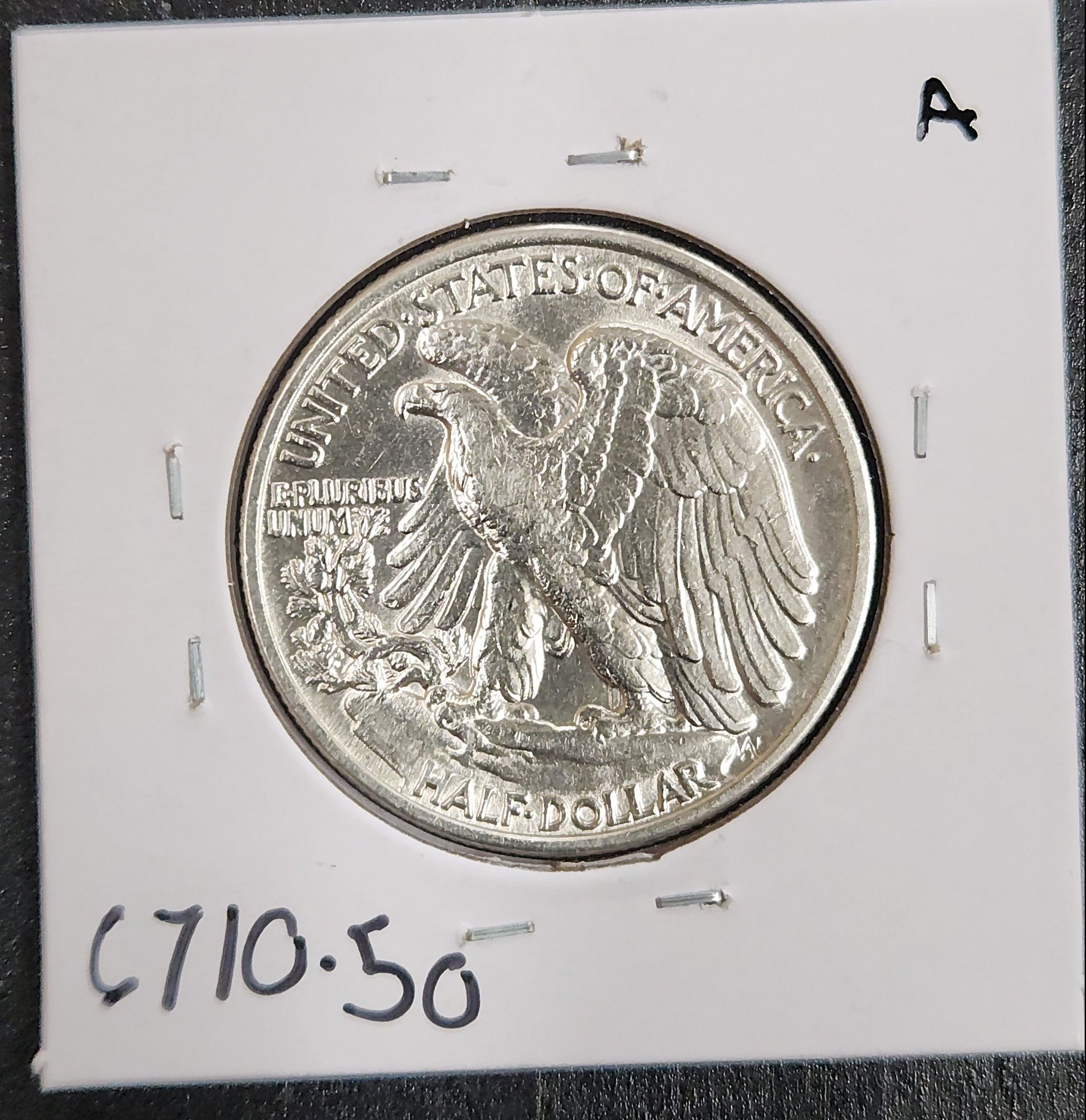 1940 Walking Liberty Half AU-50 — Reverse